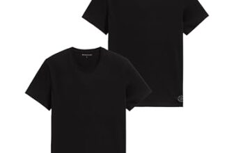 TOM TAILOR Herren Crewneck T-Shirt im Doppelpack, 29999 – Black, M