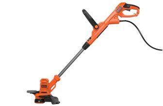 BLACK+DECKER Elektro-Rasentrimmer-/kantenschneider (550W, 30 cm Schnittbreite, AFS automatische Fadenverlängerung, werkzeuglos umstellen von Trimmen auf Kantenschneiden) BESTA530