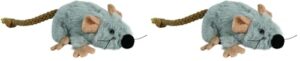 TRIXIE 45735 Katze Spielmaus, Plüsch, 7 cm, für Alle Rassengrößen, 1 Stück (2er Pack)