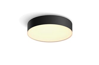 Philips Hue Enrave Deckenleuchte inkl. Dimmschalter, S, Schwarz