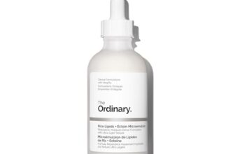 The Ordinary Rice Lipids + Ectoin Microemulsion: Feuchtigkeitscreme für trockene Haut, spendet Feuchtigkeit, stärkt die Hautbarriere, reduziert Rötungen, 120ml