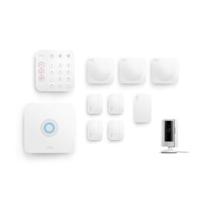 Ring Alarm – L + Innenkamera (Indoor Camera, 2. Gen.) im Paket | Alarmanlage für Haus & Wohnung mit WLAN & Kamera | Alarm-Benachrichtigungen auf dein Smartphone, haustierfreundlich | Alexa-kompatibel
