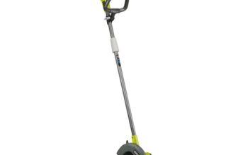 RYOBI 18 V ONE+ Akku-Rasenkantenschneider RY18EGA-0, Verstellbarer Griff, 22 cm Messer, 4-stufige Schnitthöheneinstellung, ohne Akku und Ladegerät