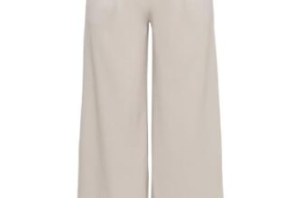 JDY Damen JDYGEGGO New Long Pant JRS NOOS Hose, Chateau Gray/Detail:Black Buttons, S/30