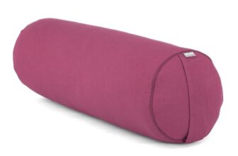 Bodhi Yoga Bolster Rolle Ø 22 cm | Yogarolle mit Bio-Dinkelfüllung