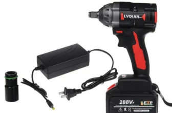 288VF 600N.M High Torque Brushless Cordless Impact Electric Wrench Li ion Battery Home Car/SUV Wheel Socket Wrench Power Tools