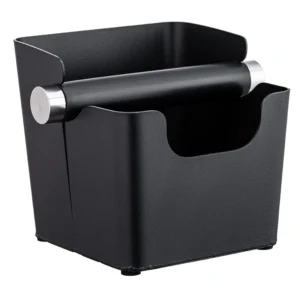Comfook Metall-Compact-Knock-Box für Kaffee-Espresso, Kaffeesatz-Abfalleimer, Espresso-Puck-Behälter, Espresso-Grund-Beh