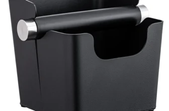 Comfook Metall-Compact-Knock-Box für Kaffee-Espresso, Kaffeesatz-Abfalleimer, Espresso-Puck-Behälter, Espresso-Grund-Beh