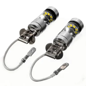 2Pcs 100W H3 LED Fog Light Driving Bulb 12/24V Fog Lamp Headlamp 10000LM White 6000K Car Headlight car accessories