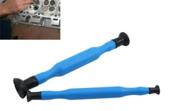 2Pcs Manual Valve Lapping Grinding Sticks Valve Lapper Tool with Suction Cups Kit