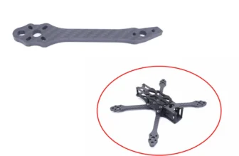 1 PC Carbon Fiber 5mm dicke Ersatzrahmenarm für STEELE 5 220mm Radstand Rahmenkit RC Drone FPV Racing