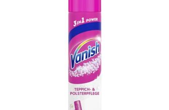 Vanish GOLD Power Schaum Teppichreiniger – Teppich Reinigungsmittel – Extra stark gegen Schmutz, schlechten Geruch & Staub – 1 x 650 ml