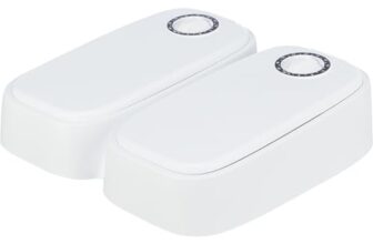 TRIXIE Futterautomat TX2 für Hunde & Katzen – 2 x 0,3 l, 27 x 7 x 24 cm