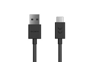 Sony 1307-9952 UCB20 USB C auf USB A Kabel schwarz