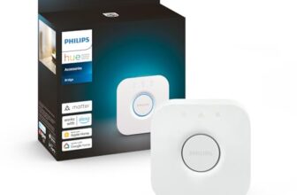 Philips Hue Bridge Standardsteuerung für Hue-Beleuchtungssysteme, intelligente Steuerzentrale zur Steuerung von Hue-Smart-Home-Leuchten, kompatibel mit Sprachsteuerung und über App von überall aus