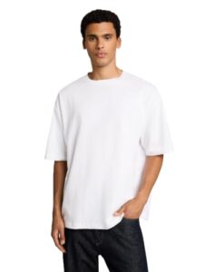 TOM TAILOR Denim Herren Oversize Basic T-Shirt 20000 – White XL