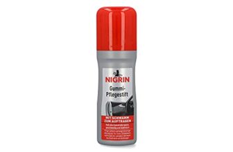NIGRIN Gummi-Pflegestift, pflegt und schützt nachhaltig, geeignet für Türen, Schiebedach, Kofferraum, 75 ml