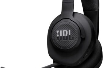 JBL Quantum 100M2 Kabelgebundenes Over-Ear Gaming Headset mit QuantumSOUND Signature, 3,5-mm-Klinke, Multi-Plattform-Kompatibilität und abnehmbarem Mikrofon mit Stummschaltungsoption, Schwarz