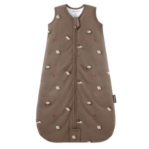 Mosebears Baby Schlafsack Winter 2.5 Tog,100% Baumwolle Baby Winterschlafsack für Babys 0-24 Monate,S(0-6 Monate)