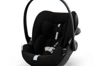 CYBEX Gold Babyschale Cloud G3 Plus, ab Geburt-ca. 24 Monate, Moon Black
