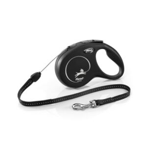 flexi Classic S Hunde Roll-Leine, 8m Seil, schwarz