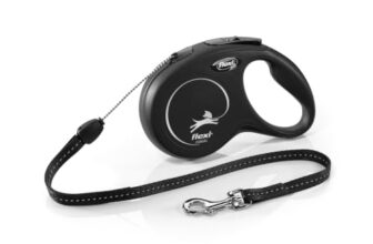 flexi Classic S Hunde Roll-Leine, 8m Seil, schwarz