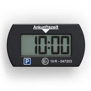 Needit Park Mini elektronische Parkscheibe I Kompakt mit 2 Displays