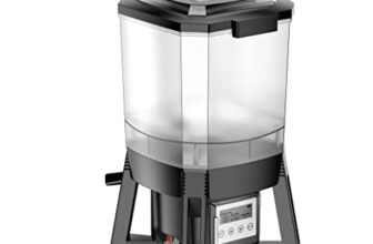 BluFeeder Fischfutterautomat teich – Mit Solar – Automatischer Futterautomat fur Fisch – 6L Futterreservoir