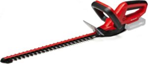Einhell Akku-Heckenschere GC-CH 1846 Li-Solo Power X-Change (18 V, 46 cm Schnittlänge, 15 mm Zahnabstand, ergonomischer Griff, ohne Akku) Red/Black