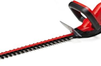 Einhell Akku-Heckenschere GC-CH 1846 Li-Solo Power X-Change (18 V, 46 cm Schnittlänge, 15 mm Zahnabstand, ergonomischer Griff, ohne Akku) Red/Black
