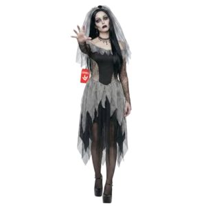 Morph Zombie Braut Kostüm Damen, Gruseliges Halloween Kostüm Damen, L