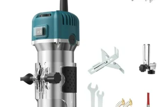 6-Gang-800W-Kompakte Holzfräsmaschine Elektrischer Trimmerschneider Handtrimmer 30000rpm Holzbearbeitung Fräsen Graviere