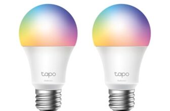 Tapo TP-Link smarthome E27 Glühbirne, glühbirnen, Mehrfarbrige smart lampe, zubehör, kompatibel mit Alexa, Google Assistant, App, energiesparend, Kein Hub notwendig (2 Pack)