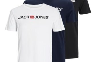 JACK & JONES JJECORP Logo Tee SS Crew Neck 3PK MP