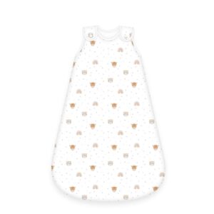 Herding babybest Baby-Schlafsack, Little Friends, 70 cm, Seitlich umlaufender Reißverschluss und Druckknöpfe, Obermaterial 100% Baumwolle, Füllung: 100% Polyester
