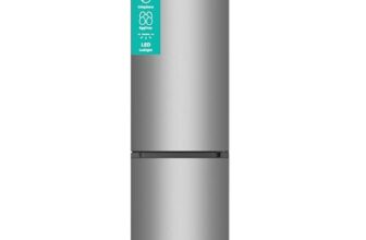Gorenje RK 4182 PS4 Kühl-Gefrier-Kombination/ Höhe 180 cm/ Kühlen 198 L/ Gefrieren 66 L/ Gemüsefach/ 39dB/ LED Beleuchtung/ HxBxT: 180 x 55 x 55,7 cm / Grau