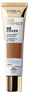 L’Oréal Paris Getöntes Feuchtigkeitsserum Age Perfect BB Cover 07 Deep Almond, 1 Stück