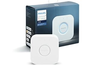 Philips Hue Bridge weiß, intelligentes Steuerelement des Hue Systems, steuerbar per App, ZigBee Technologie