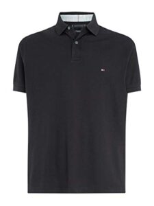 Tommy Hilfiger Herren 1985 Regular Mw0mw17770 Kurzarm Poloshirts, Schwarz, L EU