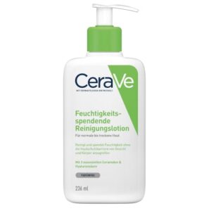 CeraVe Feuchtigkeitsspendendes Reinigungsmittel, für normale bis trockene Haut, 236 ml