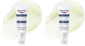Eucerin UreaRepair Acute Lip Balm 10 ml, Lippenpflege für trockene Lippen (Packung mit 2)
