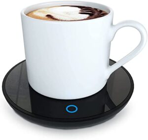 GARMEE Elektrischer Kaffeewärmer kaffetasse warmhaltend – Smart Schreibtisch Tassenwärmer mit 2 Temperatureinstellungen Tassenwärmer Teewärmer Elektrischer Getränkewärmer für Kakao Milch