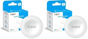 Tapo S200B – Intelligente Taste, benutzerdefinierte Aktionen, intelligente Gerätesteuerung, EIN-klick-Aktivierung, Lange Akkulaufzeit, Hub H100 erforderlich, Weiß (Packung mit 2)
