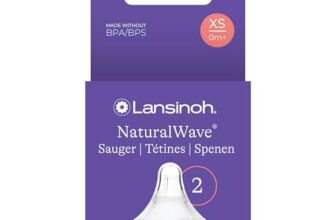 Lansinoh NaturalWave Sauger XS – ab 0 Monaten, 2 Stück