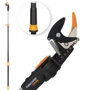 Fiskars Bypass Teleskop-Schneidgiraffe für frische Äste und Zweige