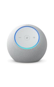 Amazon Echo Dot Max (neueste Generation), Lautsprecher mit raumfüllendem Klang und integriertem Smart-Home-Hub, Weiß, mit Alexa+ Early Access