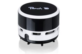 Peach Tischstaubsauger Schwarz – Mini Tisch Staubsauger mit hoher Saugkraft