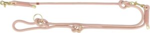 TRIXIE Hundeleine Soft Rope V-Leine M–L, aus Tau – 2 m/10 mm, rosa