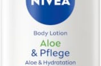 NIVEA Body Lotion Aloe & Pflege, Körpercreme mit Tiefenpflege Serum für 72h Feuchtigkeit, Körperlotion mit purem Hyaluron und Aloe Vera natürlichen Ursprungs(400 ml)