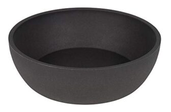 District 70-5344 – Bamboo Hundenapf – Dunkelgrau – Medium: 17, 5 x 17, 5 x 5, 8 cm (1.000 ml)
